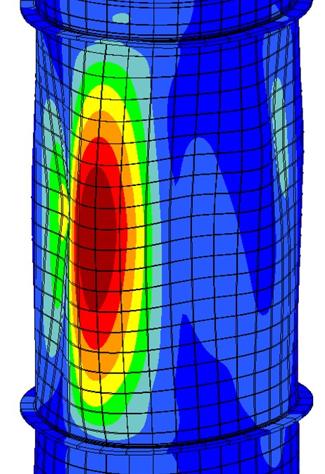 Structural Integrity Assessment of a Fire Damaged Process Column